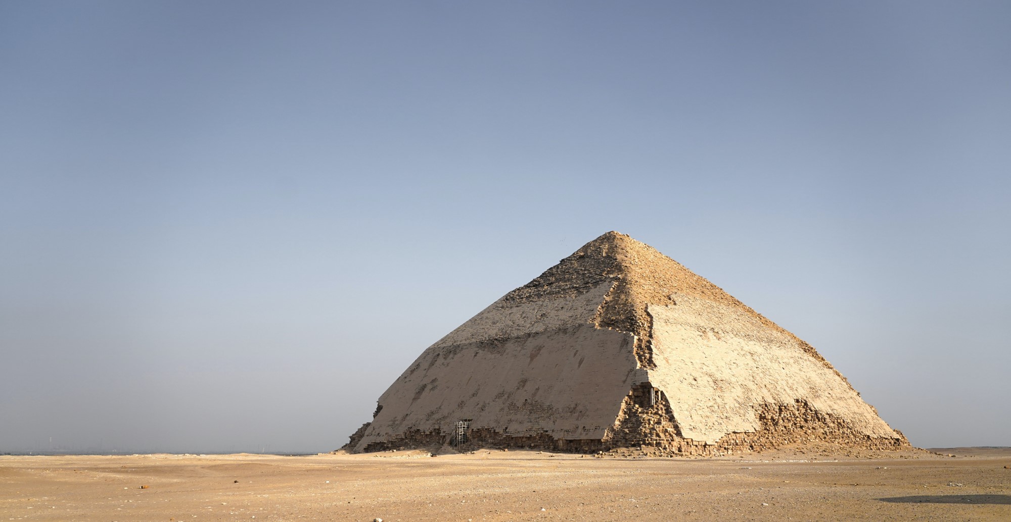 The Bent Pyramid on the Dahshur Plateau