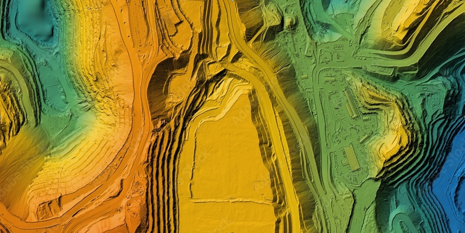 Photogrammetric digital terrain model