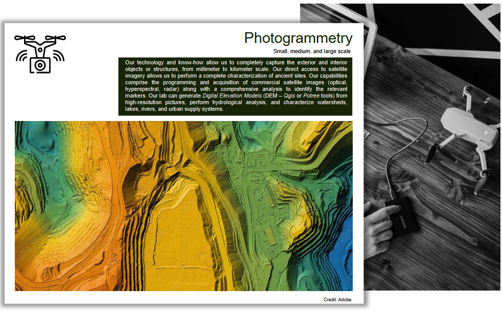 Paleotechnic photogrammetry